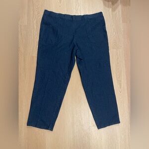 Just My Size Navy Cropped Jeans